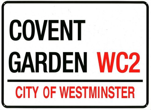 Image of Covent Garden Tin Sign