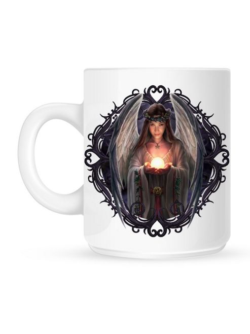 Image of Anne Stokes Yule Angel 10oz Ceramic Mug