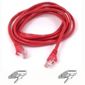 RJ45 CAT-5e booted UTP Patch Cable 10m red