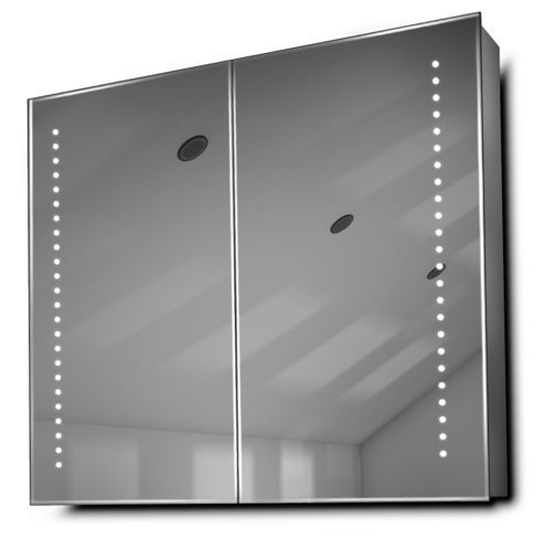 Image of Vasos Led Bathroom Cabinet With Demister Pad, Sensor & Shaver K363