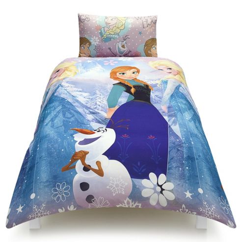 Image of Disney Frozen Anna, Elsa And Olaf Duvet Cover Set Multicoloured, Single