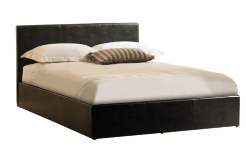 Image of Emporia Beds Madrid Ottoman Bed Frame - Black - Small Double (4')