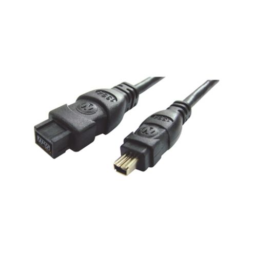 Image of Firewire 800 9-pin Male To 4-pin Male Lead 1394b 3m