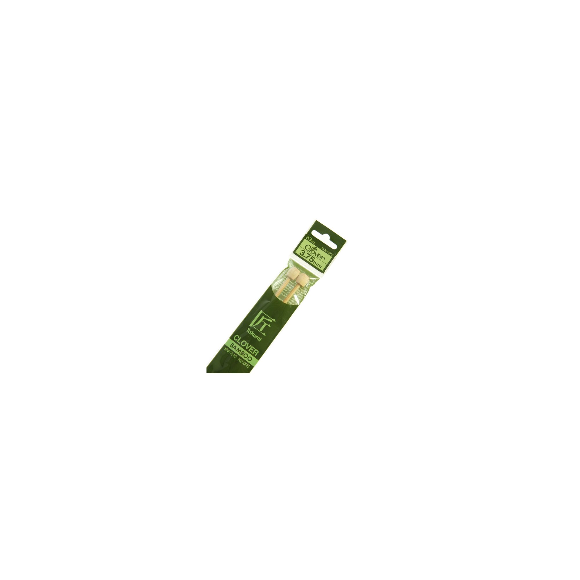 Clover Takumi Bamboo Knitting Needles 375mm 2pk