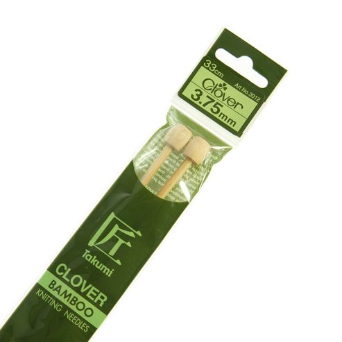 Image of Clover Takumi Bamboo Knitting Needles - 3.75mm - 2pk