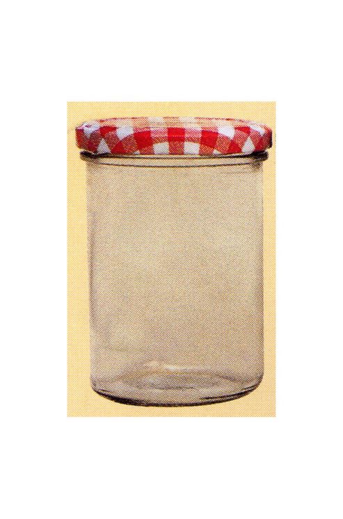 Image of Wolf 440ml Tapered Preserving Jars (pack Of 6) - Red
