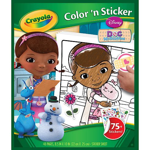 Image of Crayola Doc Mcstuffins Colour And Sticker Book