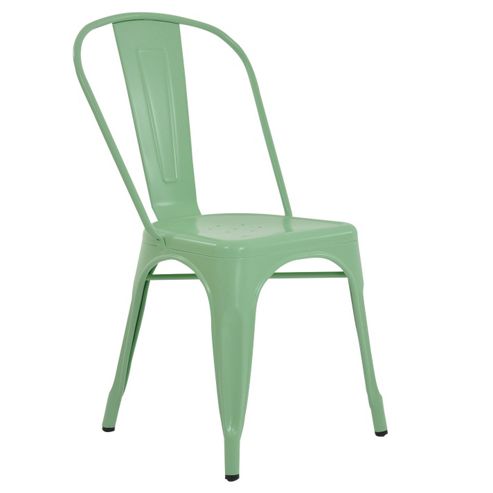 Image of Xavier Pauchard Tolix Style Dining Chair Mint Green