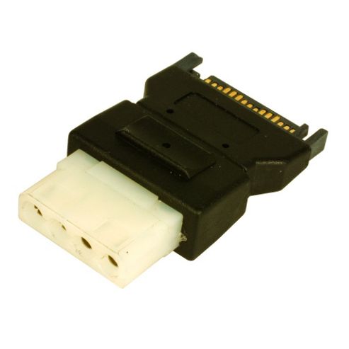 Image of Sata 15pin (male) To Molex 4pin (female) Adaptor
