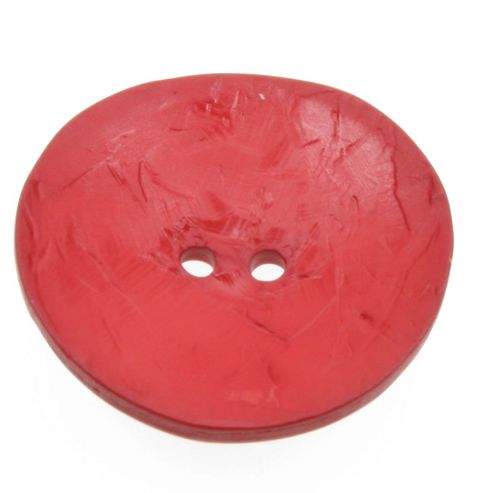 Image of Dill Buttons 60mm Dished Red