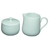 Tesco Porcelain Sugar Bowl and Jug Set, White