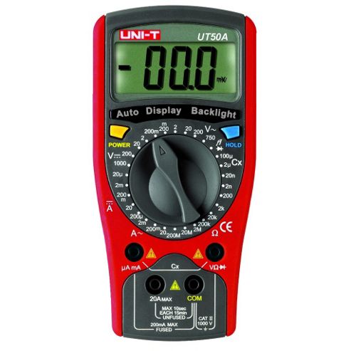 Image of Ut50a Manual Ranging Digital Multimeter