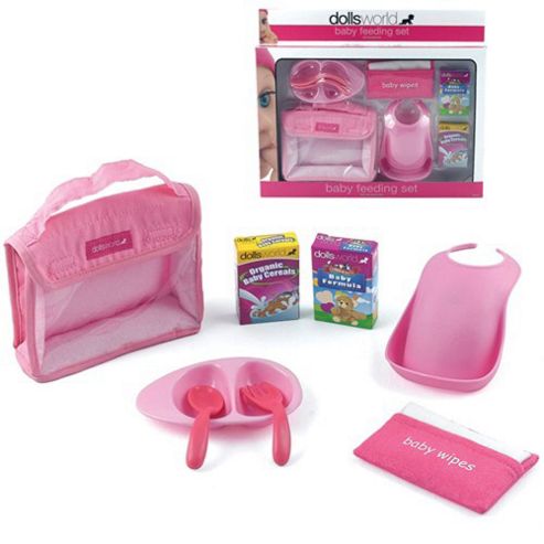 Image of Dolls World Baby Feeding Set