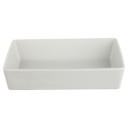 Image of Tesco Large Ceramic Roaster, White