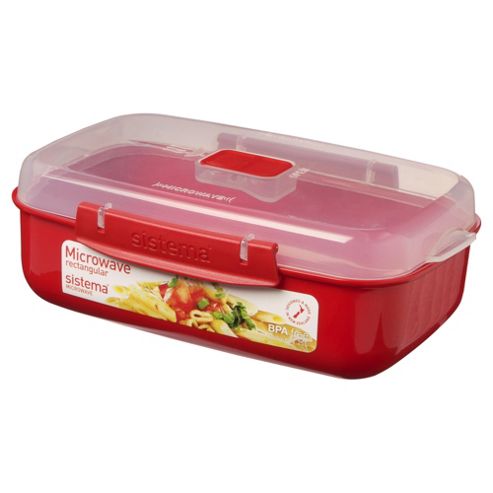 Image of Sistema Microwave 1.25 Litre Rectangular Bowl