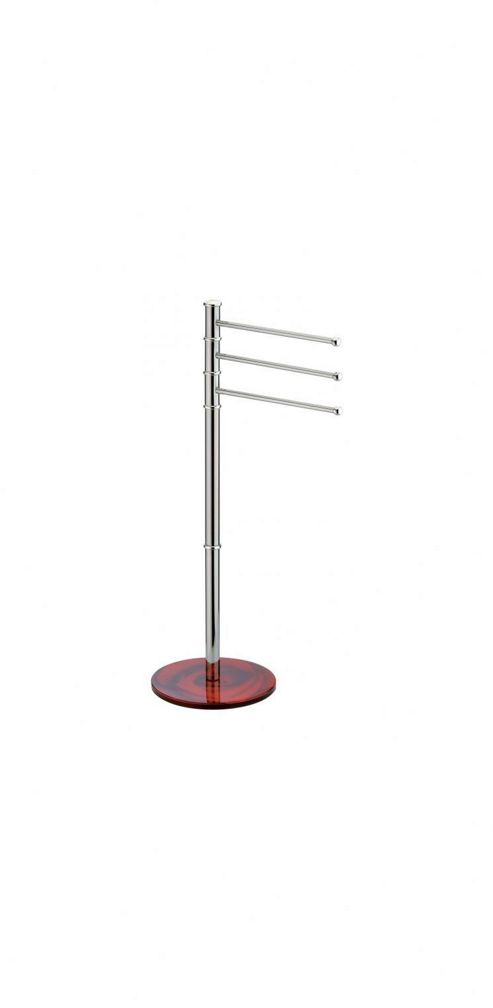 Image of Sanwood 50cm Scarlet Towel Stand In Chrome