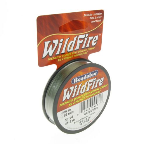 Image of Beadalon Wildfire 0.15mm Green 45.8m