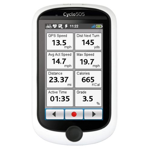 Image of Mio Cyclo 505 Cyclist Navigation System, Uk, 1.8" Lcd Screen, Wi-fi