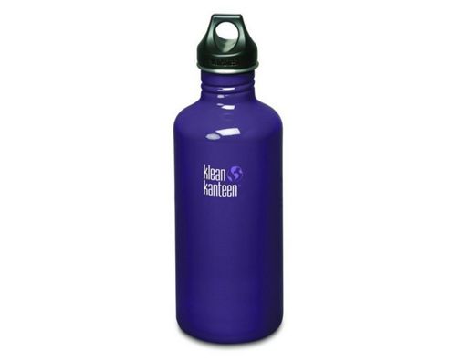 Image of Klean Kanteen 1182ml Classic Water Bottle Violet Storm (w/loop Cap)