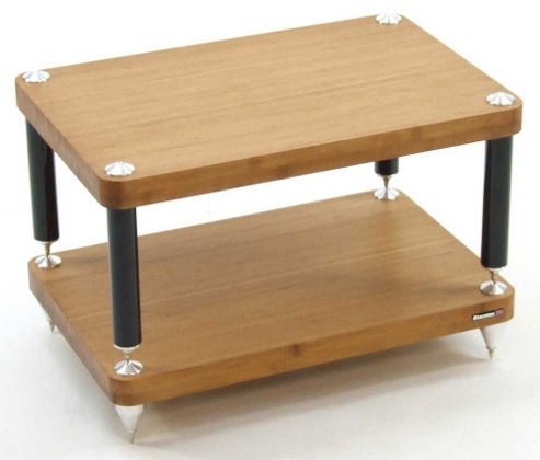 Image of Atacama Evoque Eco Medium Bamboo Hifi Stand 2 Shelves