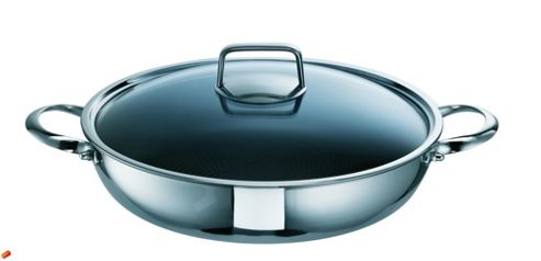 Image of Schulte Ufer Romana I Non Stick Stainless Steel Xx Strong Braising Pan - 24cm
