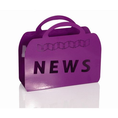 Image of House Additions Magazine Rack - High Gloss Purple