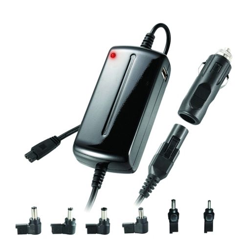 Image of 72w 12v In-car/in-air Laptop Adaptor With Usb Charging Socket