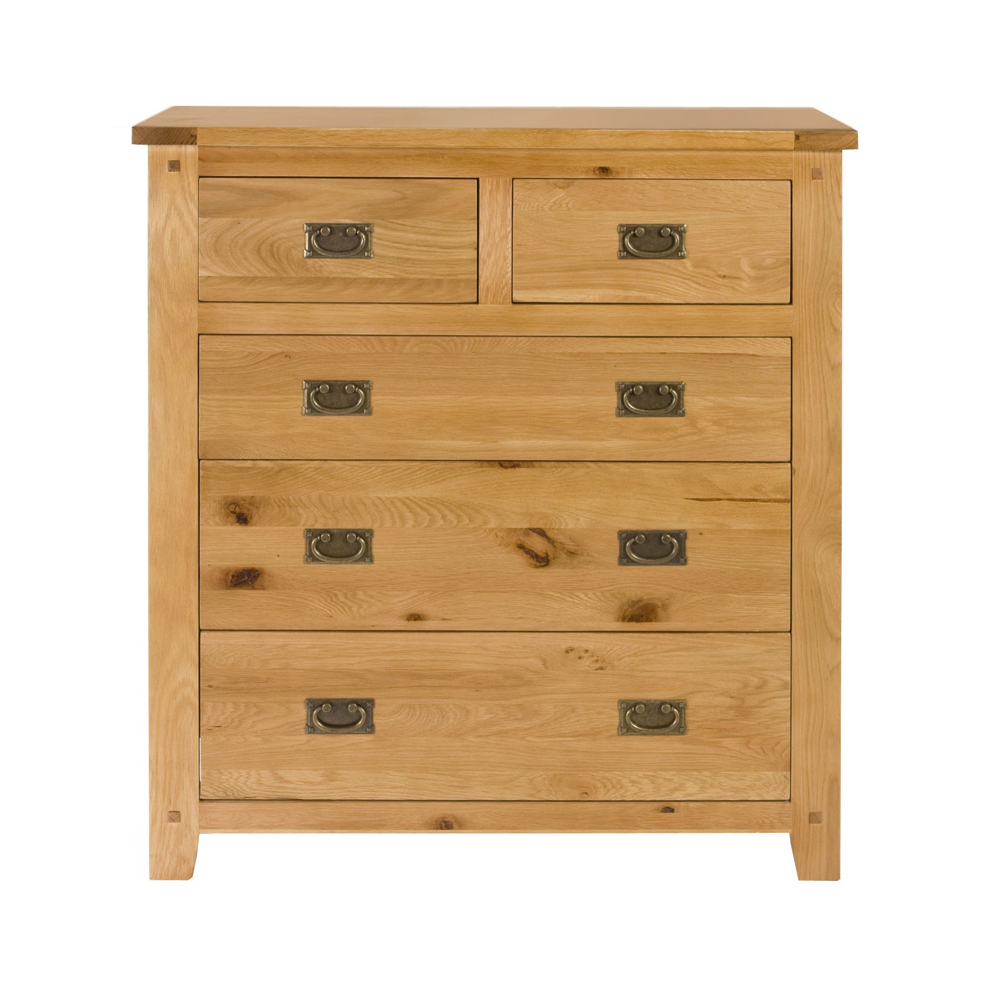 Elements Brunswick Bedroom 2-Over-3 Chest in Warm Lacquer at Tesco Direct