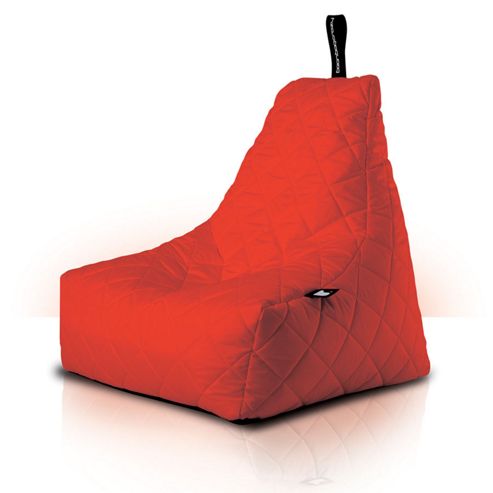 Image of Luxury Quilted Bean Bag - Red