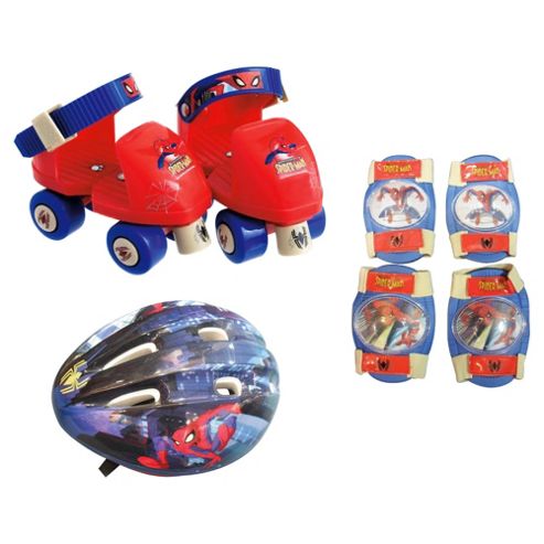 Image of Marvel Spectacular Spider-man Quad Skates & Protection Set