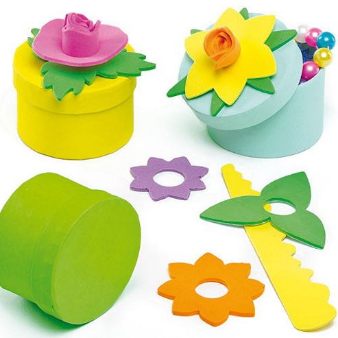 Image of Flower 3d Gift Box Craft Kits (pack Of 3)