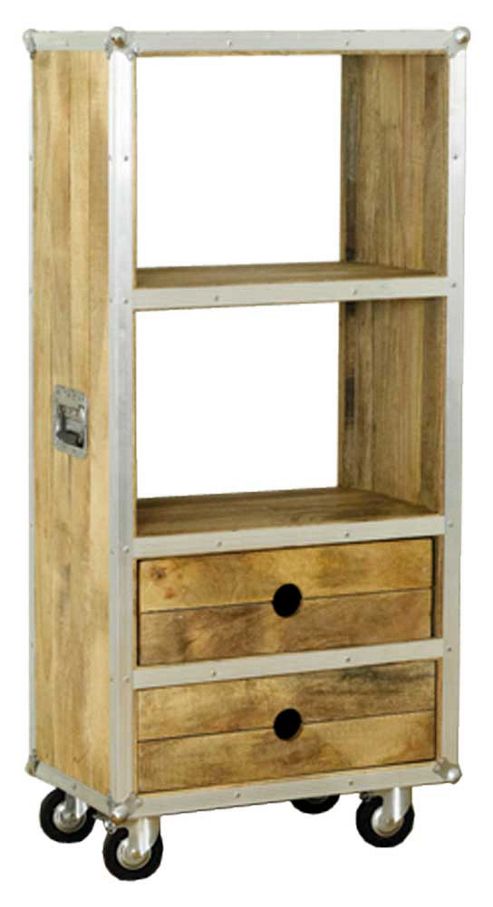 Image of Baumhaus Irc01b Roadie Chic Oak Low Bookcase