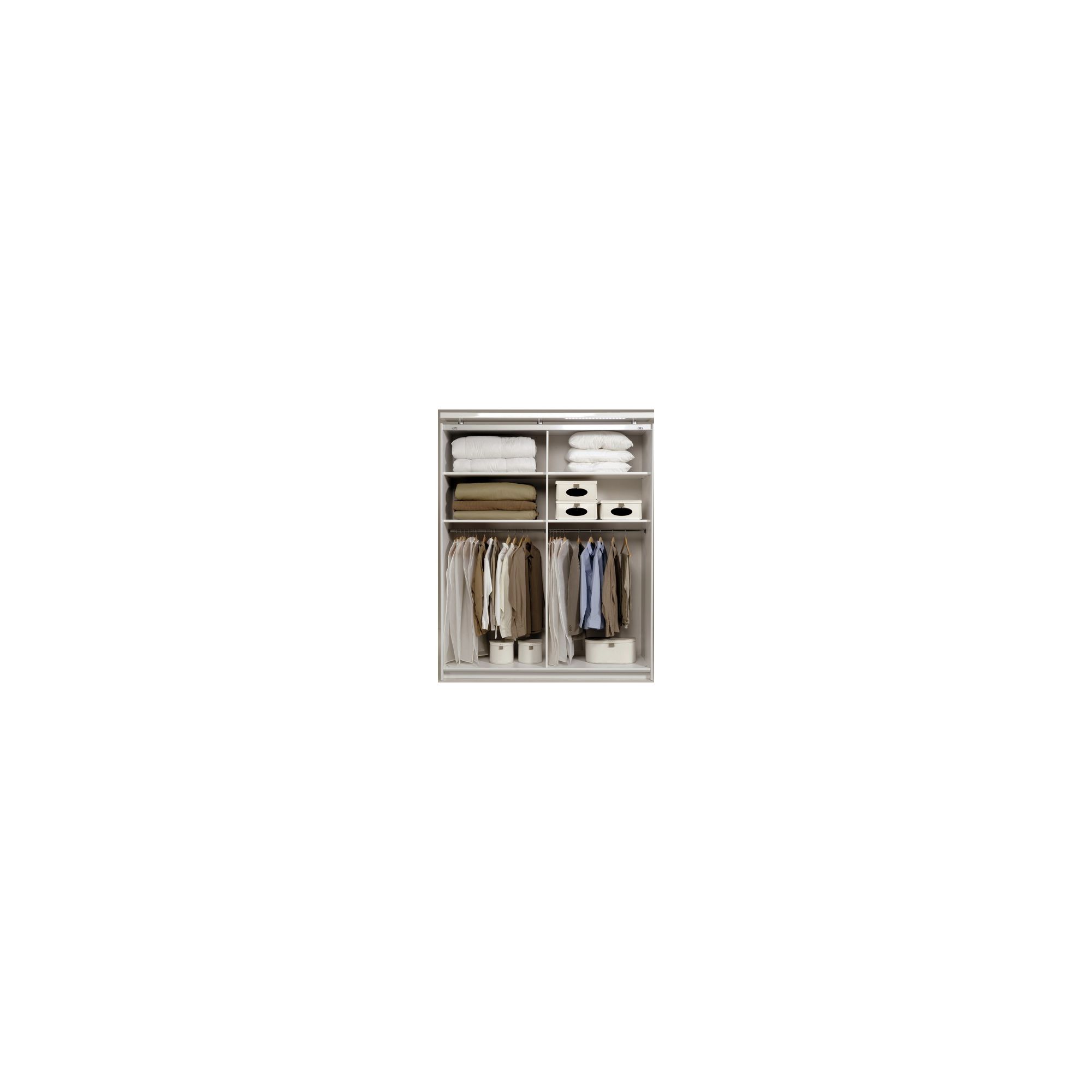 Parisot Ambynight Wardrobe in White at Tesco Direct