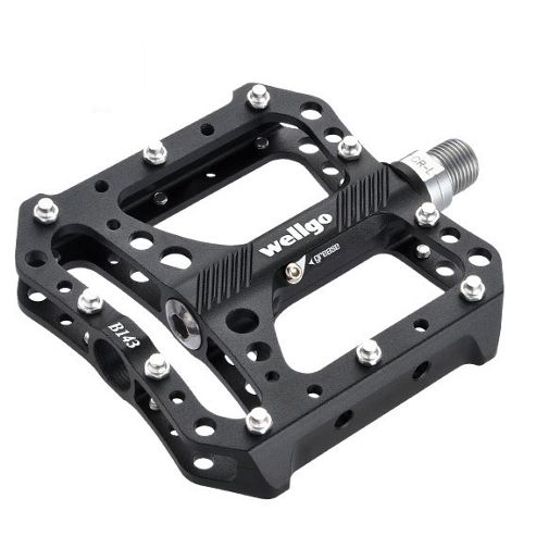 Image of Wellgo B143 Cnc Platform Sealed Pedal In Black