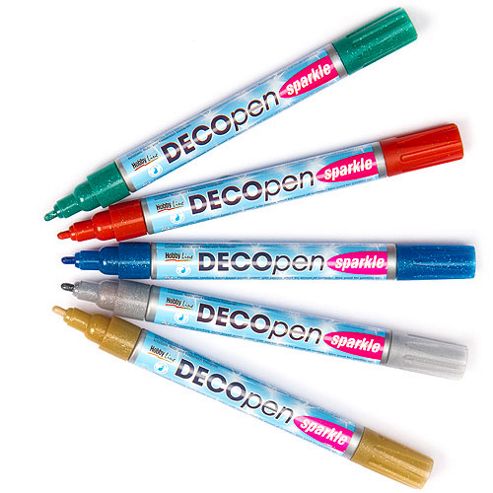 Image of Pearlised Acrylic Deco Pens - Pack B (pack Of 5)