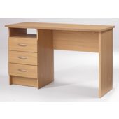 Tvilum Function Desk with Three Drawers in Beech