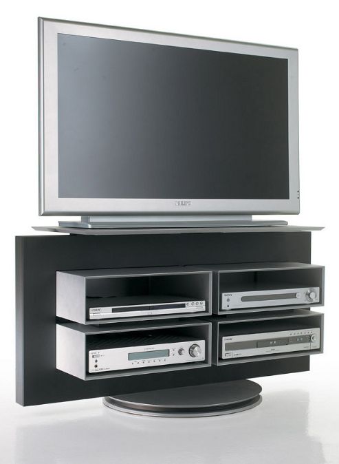 Image of Luke Furniture Tv Stand - High Gloss Red