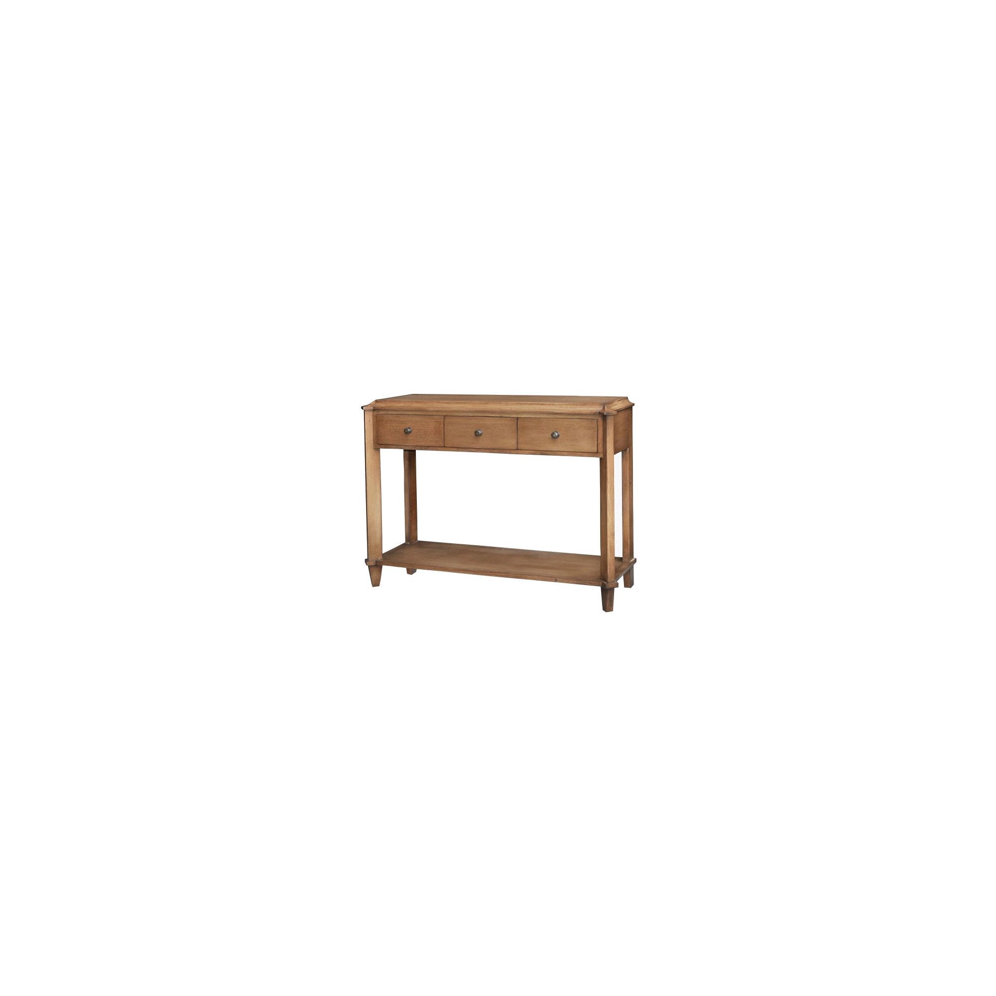 Lock stock and barrel Shell Knowle Console Table in Mahogany at Tescos Direct