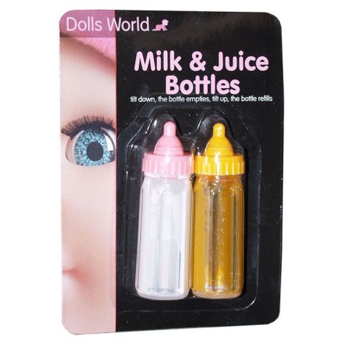 Image of Dolls World Milk & Juice Bottles