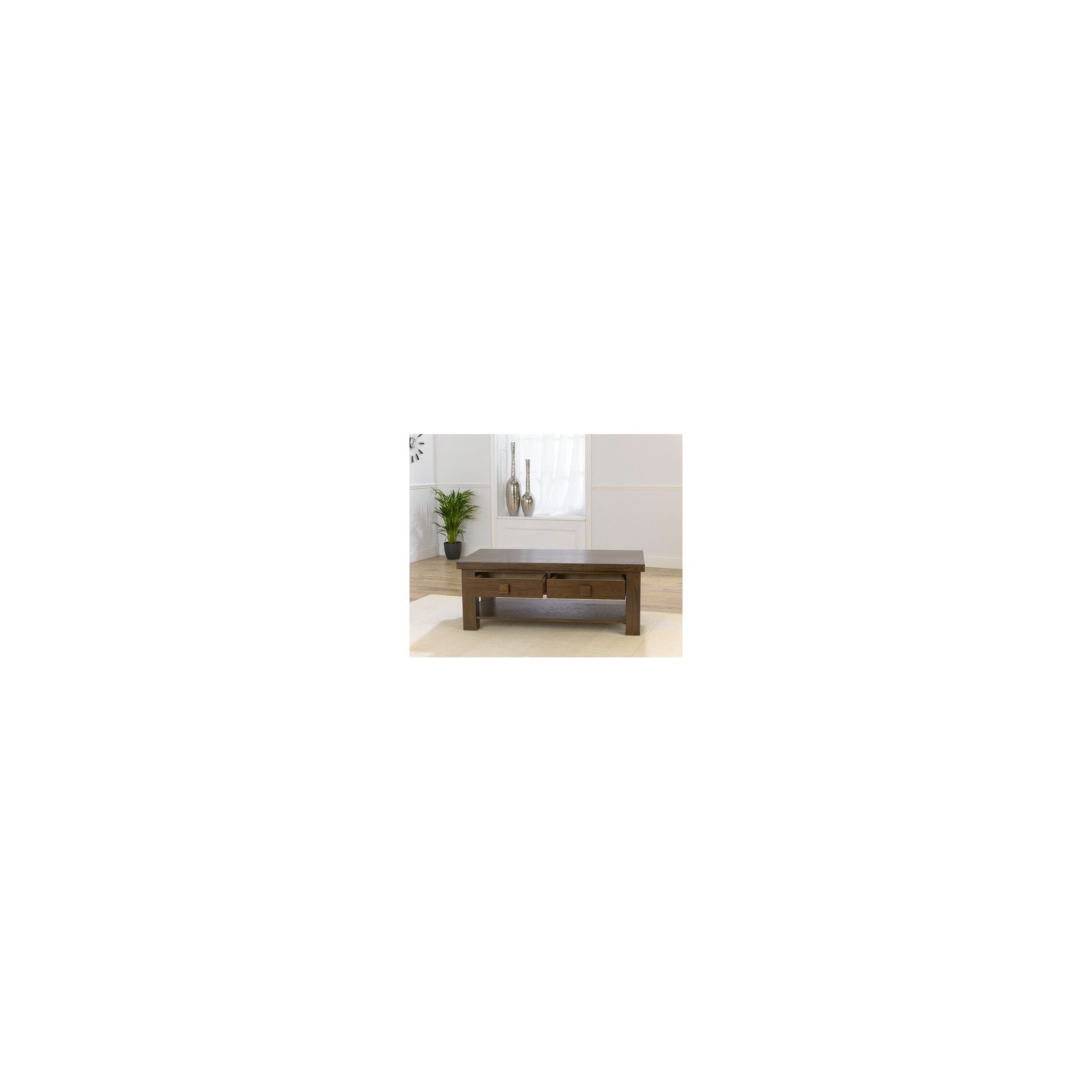 Mark Harris Furniture Barcelona Oak Coffee Table - Dark Oak at Tescos Direct