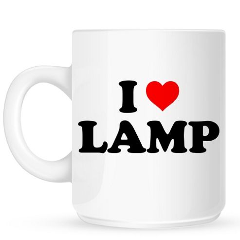 Image of I Love Lamp 10oz Ceramic Mug