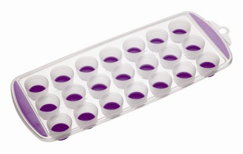 Image of Kitchencraft Colourworks Ice Cube Tray, Purple