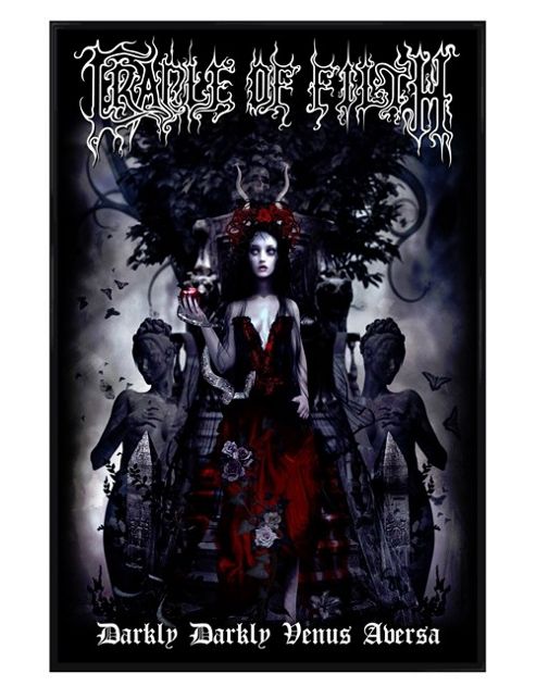 Image of Cradle Of Filth Gloss Black Framed Darkly Darkly Venus Aversa Poster