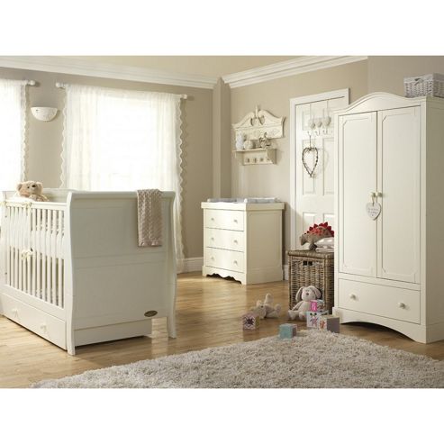 Image of Mee-go Sleep Nursery Room Set - Ivory