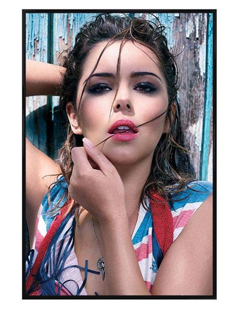 Image of Cheryl Cole Gloss Black Framed Sultry Pose Poster