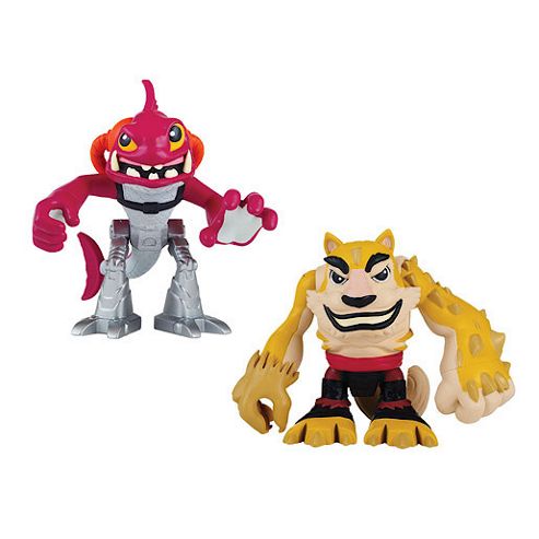 Image of Teenage Mutant Ninja Turtles Half-shell Heroes Dogpound And Fishface Figures Double Pack