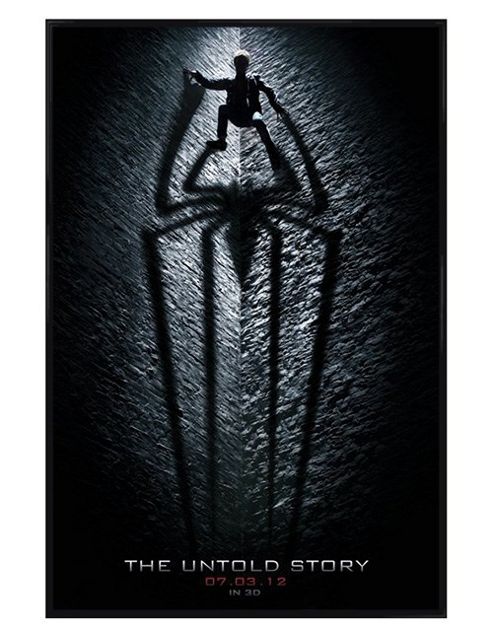Image of The Amazing Spider-man Gloss Black Framed The Untold Story Poster