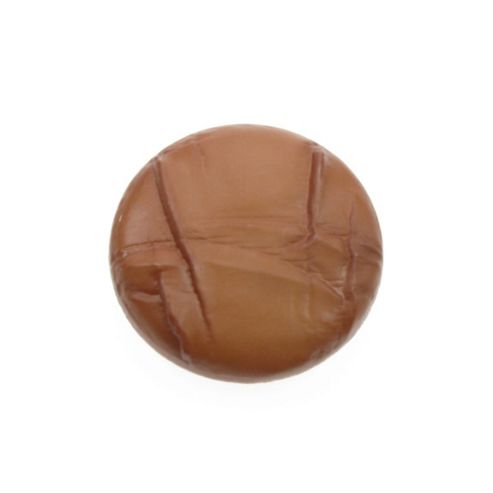 Image of Dill Buttons 38mm Faux Leather Brown