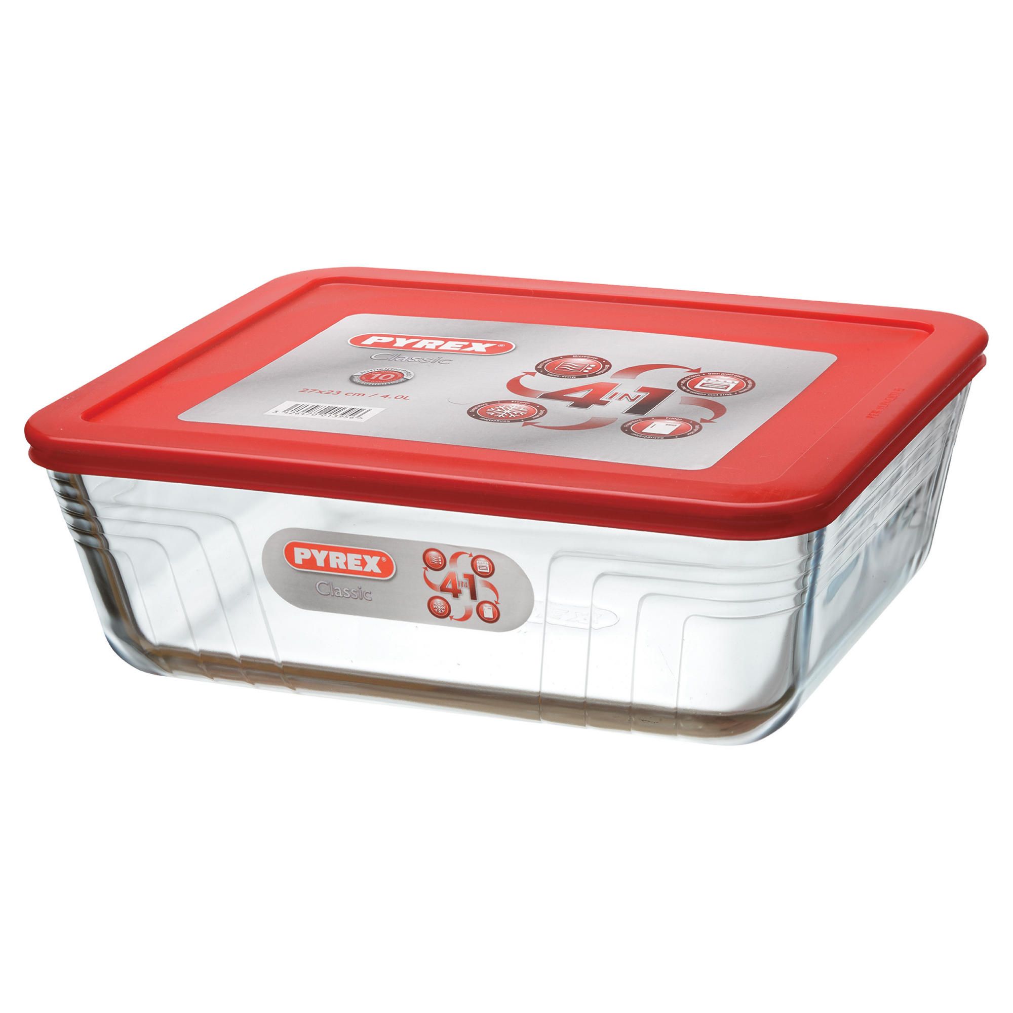 Pyrex 2.6 Litre Rectangle Storage with Lid Pyrex 2.6 Litre Rectangle Storage with Lid