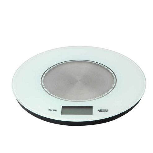 Image of Dexam Round Electronic Kitchen Scales, White